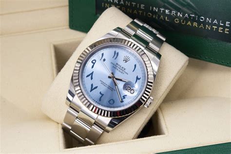 rolex datejust chiffre arabe